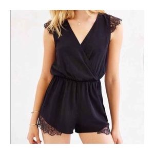 Kimchi Blue - Black Lace Romper